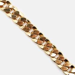 Pre Owned Dior CD Danseuse Etoile Gold Tone Choker Necklace