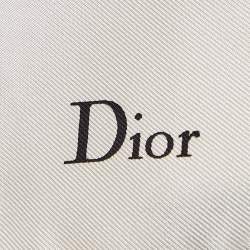 Dior Off -White Silk Paradise Dior Scarf 