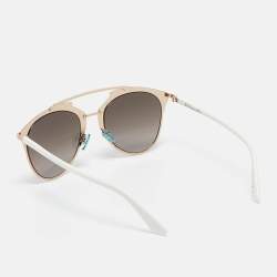 Dior White/Brown Gradient DiorReflected Aviator Sunglasses
