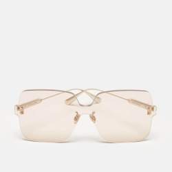 Dior Light Beige/Gold DiorColorQuake1Rimless Sunglasses