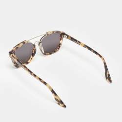 Dior Tortoise/Green Abstract Mirror Aviators Sunglasses 