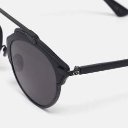 Pre Owned Dior Matt Black RLSLY  DiorSoReal Aviator Sunglasses