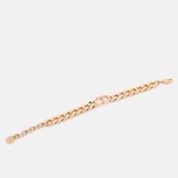 Pre Owned Dior Gold Tone Metal 30 Montaigne Bracelet
