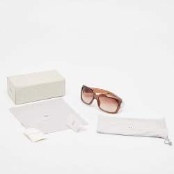 Pre Owned Dior Brown Gradient Starshine Square Sunglasses