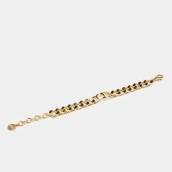 Pre Owned Dior  30 Montaigne Gold Tone Metal Bracelet