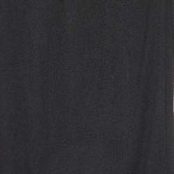 Dior Black Cashmere Fringed Stole