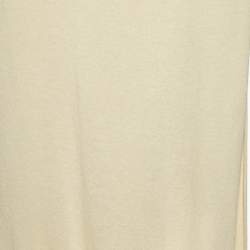 Dior Cream Cashmere Fringed Stole