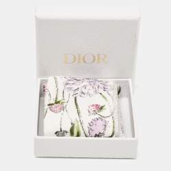 Pre Owned Dior Purple ABCDior K Knautia - Kaléidoscope Silk Mitzah Scarf