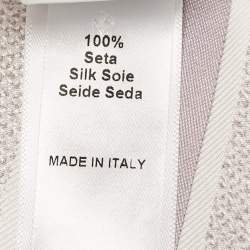 Pre Owned Dior Purple ABCDior K Knautia - Kaléidoscope Silk Mitzah Scarf