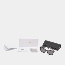 Pre Owned Dior Black Acetate DiorSignature Square Sunglasses