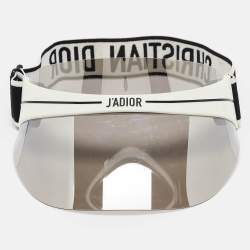 Pre Owned Christian Dior Grey DiorClub1 Sun Visor
