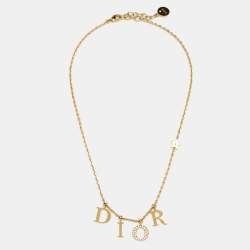 Dior Dio(r)evolution Crystals Gold Tone Necklace