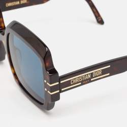 Dior Dark Brown Tortoise DiorSignature SU1 Square Sunglasses