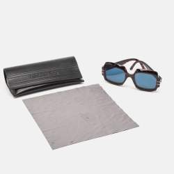 Dior Dark Brown Tortoise DiorSignature SU1 Square Sunglasses