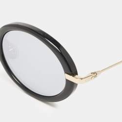 Dior Black/Gold Mirrored Hypnotic 2 Oval Sunglasses
