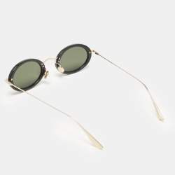Dior Black/Gold Mirrored Hypnotic 2 Oval Sunglasses