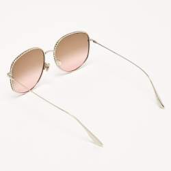 Dior Brown/Pink Gradient Diorbydior2 Oversized Sunglasses