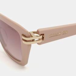 Pre Owned Dior Pink/Pink Gradient CDior S1I Square Sunglasses