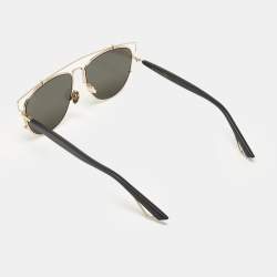 Dior Gold/Black DiorTechnologic Aviator Sunglasses