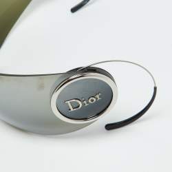 مملوكة مسبقًا Dior Silver Tone/Green DiorSport 2 Shield Sunglasses