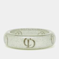 Dior CD Logo Resin Bangle Bracelet