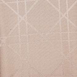 Pre Owned Dior Beige Cannage Silk Blend Square Scarf