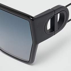 Dior Black/Grey Gradient 30Montaigne Oversized Square Sunglasses 
