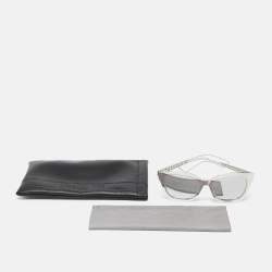 Pre Owned Dior Silver Mirrored TGUDC Diorama 1 Wayfarer Sunglasses