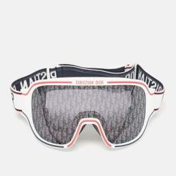 Dior White/Black Dior M11 Ski Goggles