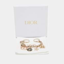 Pre Owned Dior Gold Tone 30 Montaigne Bag Charm