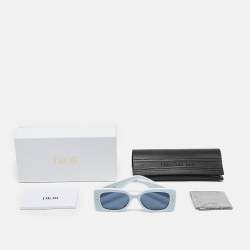 Dior Blue/White DiorPacificS 1U Rectangular Sunglasses