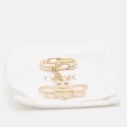مملوكة مسبقًا Dior X Kaws Bee Gold Tone Keychain