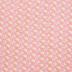 Christian Dior Pink Oblique Print Silk Square scarf