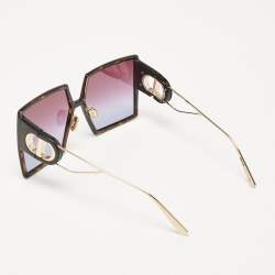 Dior Black Gradient 30 Montaigne SU Oversized Sunglasses