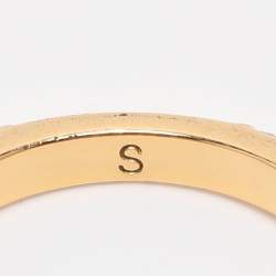 Dior Gold Tone Crystal Dio(r)evolution Ring S