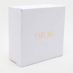 Dior J'Adior Black Ribbon Gold Tone Slide Pendant Choker Necklace