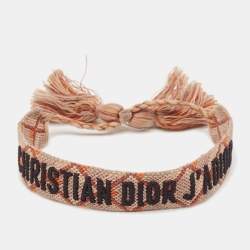Dior J'Adior Woven Fabric Friendhsip Bracelet