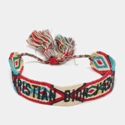 Dior J'Adior Woven Fabric Friendhsip Bracelet