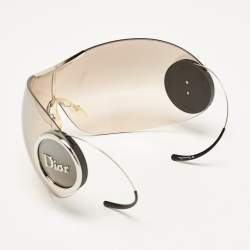 Pre Owned Dior Brown Gradient Sport 1 Shield Sunglasses with Retractable Arms