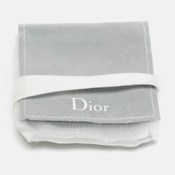 Dior J'Adior Black Fabric Enamel Two Tone Choker Necklace