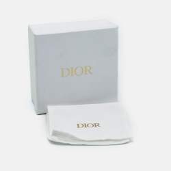 Pre Owned Dior CD Danseuse Etoile Gold Tone Choker Necklace