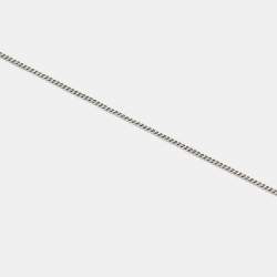 Dior Oblique Enamel Silver Tone Necklace