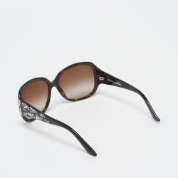 Pre Owned Dior Black Gradient DiorMinuit Crystals Square Sunglasses