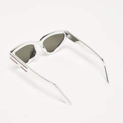 Pre Owned Dior Silver DiorSignature B2U Cat Eye Sunglasses