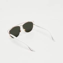 Dior Two Tone/Grey Mirrored DiorTechnologic Aviator Sunglasses