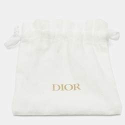 Pre Owned Dior  CD Faux Pearl Gold Tone Bracelet