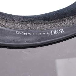 Pre Owned Dior Black Mirrored DiorClub V1U Visor