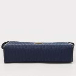 Dior Navy Blue Diorissimo Fabric Cosmetic Pouch