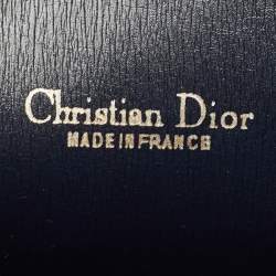 Dior Navy Blue Diorissimo Fabric Cosmetic Pouch
