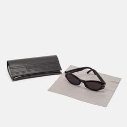 Pre Owned Dior Black Black/Gold DiorSignature B1U Oval Sunglasses